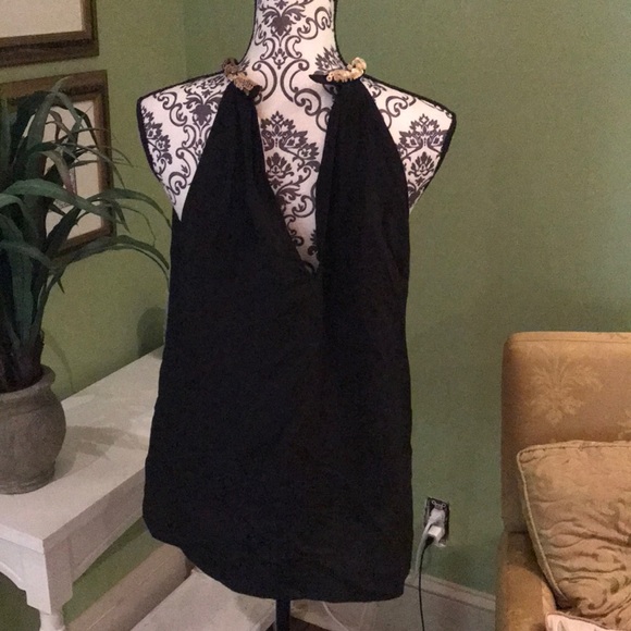 Sequin keyhole top - Picture 3 of 5